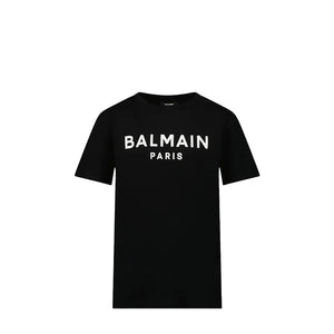 Balmain Kids Classic Logo Short Sleeve T-shirt