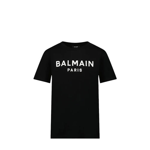 Balmain Kids Classic Logo Short Sleeve T-shirt