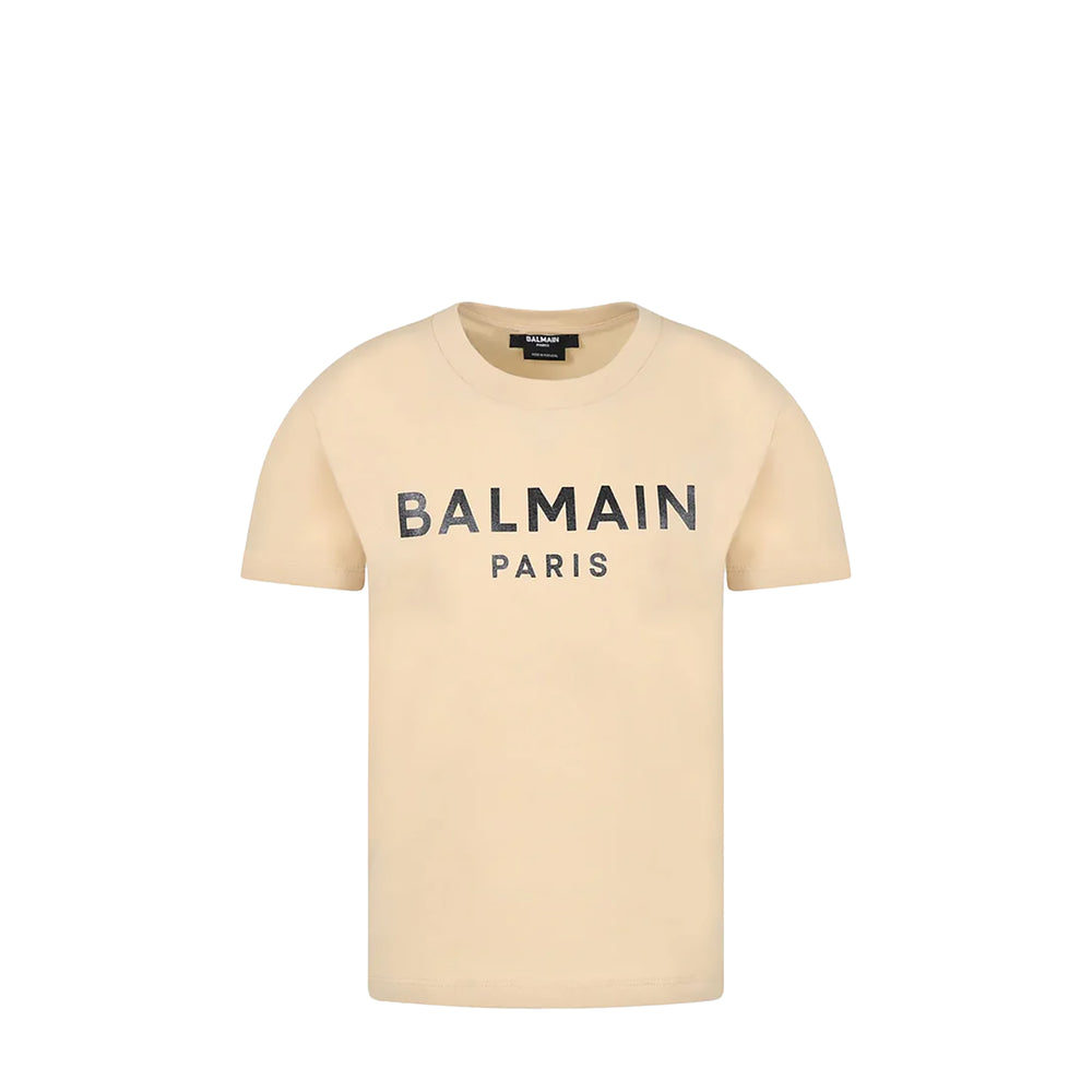 Balmain Kids Classic Logo Short Sleeve T-shirt