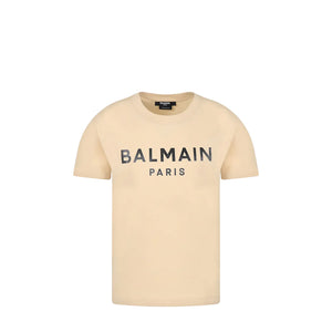 Balmain Kids Classic Logo Short Sleeve T-shirt