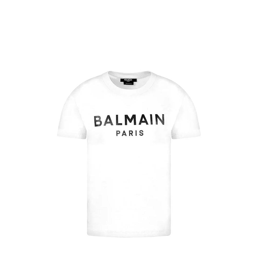 Balmain Kids Classic Logo Short Sleeve T-shirt