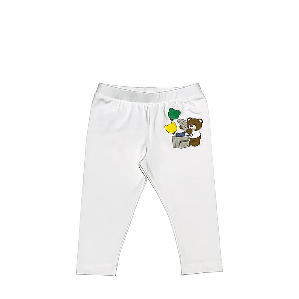 Moschino Kids Toddler's Teddy Bear Print Leggings