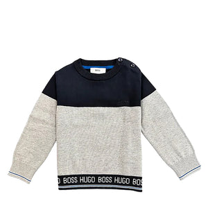 Hugo Boss Kids Toddler's Color-Block Knit Sweater