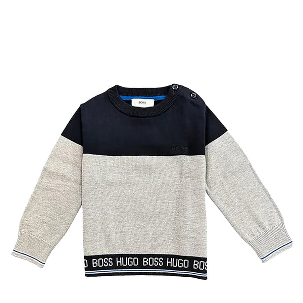 Hugo Boss Kids Toddler's Color-Block Knit Sweater