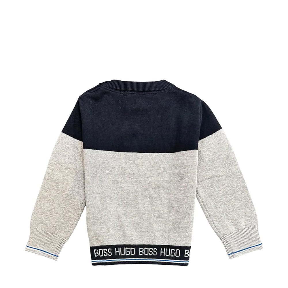 Hugo Boss Kids Toddler's Color-Block Knit Sweater