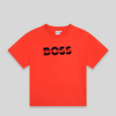 Hugo Boss Kids Raised Logo T-Shirt