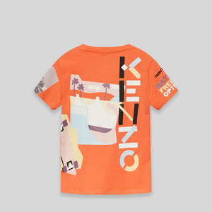 Kenzo Kids Tiger Motifs T-Shirt