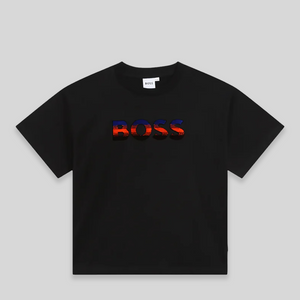 Hugo Boss Kids Raised Logo T-Shirt