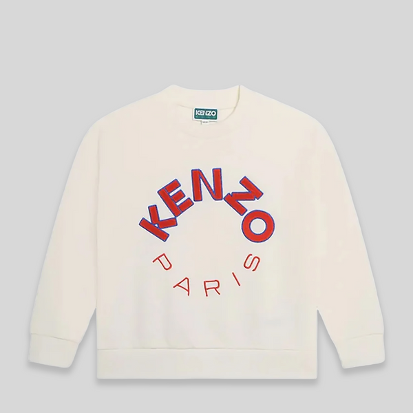 Kenzo Kids Embroidered Logo Fleece Sweatshirt