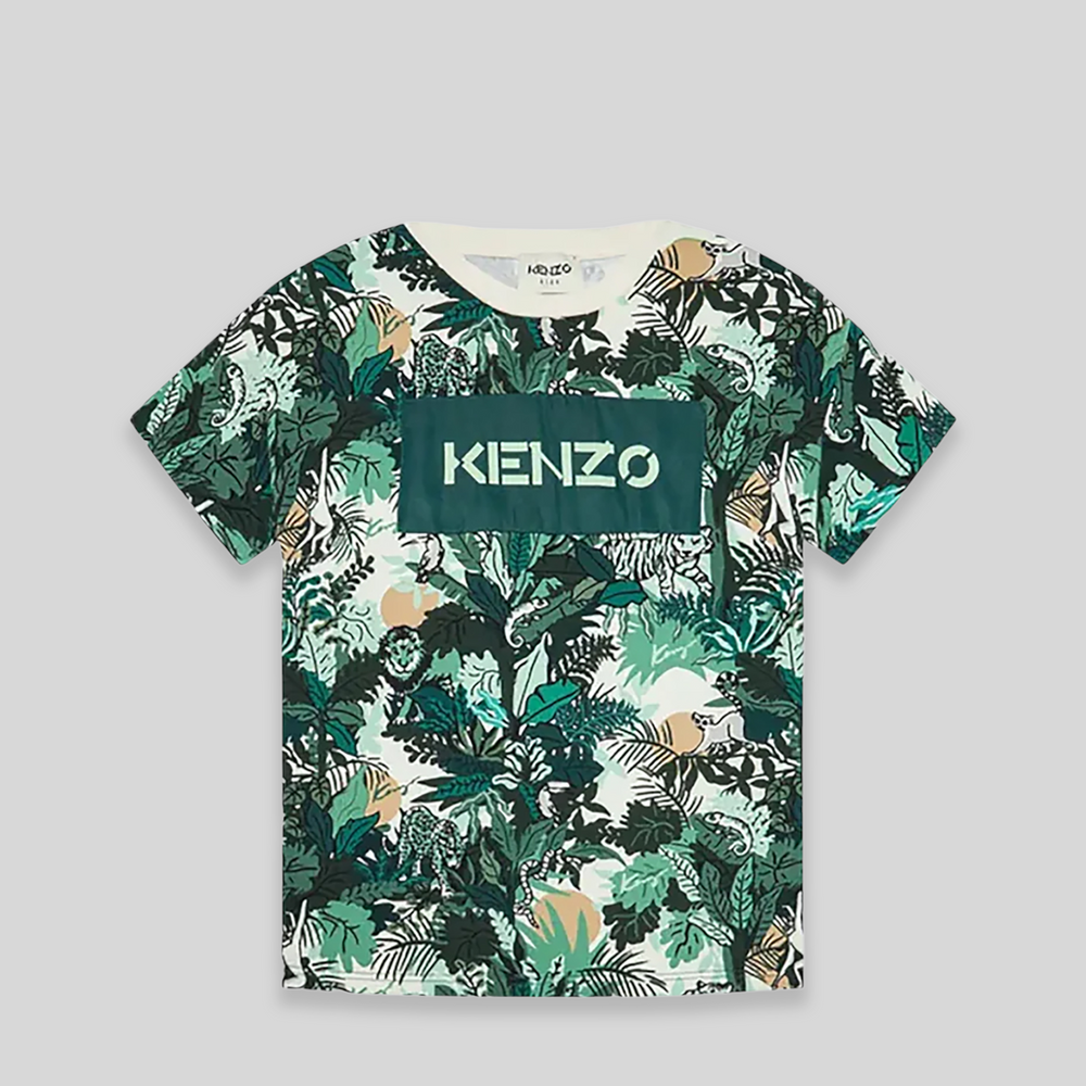 Kenzo Kids Jungle Theme T-Shirt