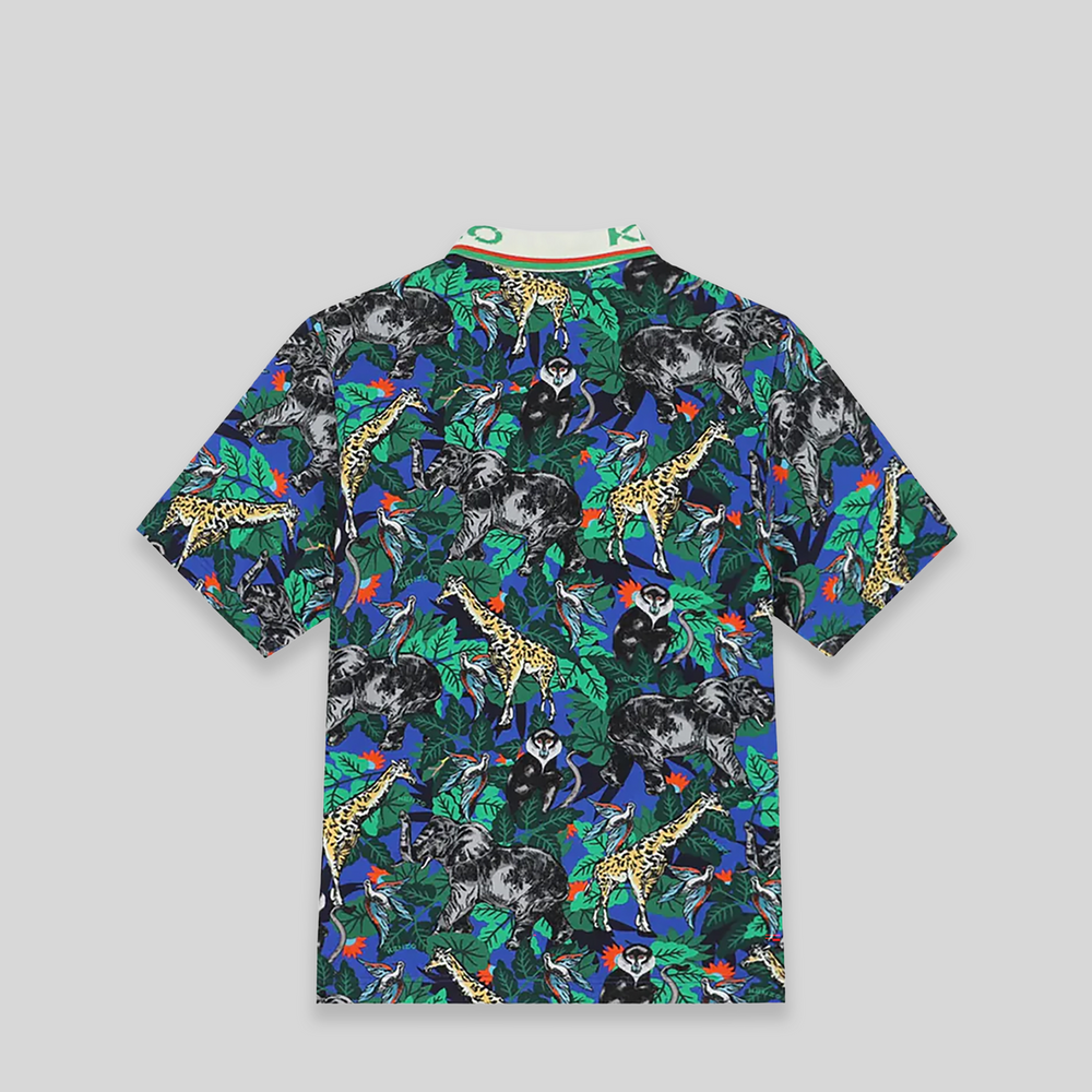Kenzo Kids Jungle Print Polo Shirt