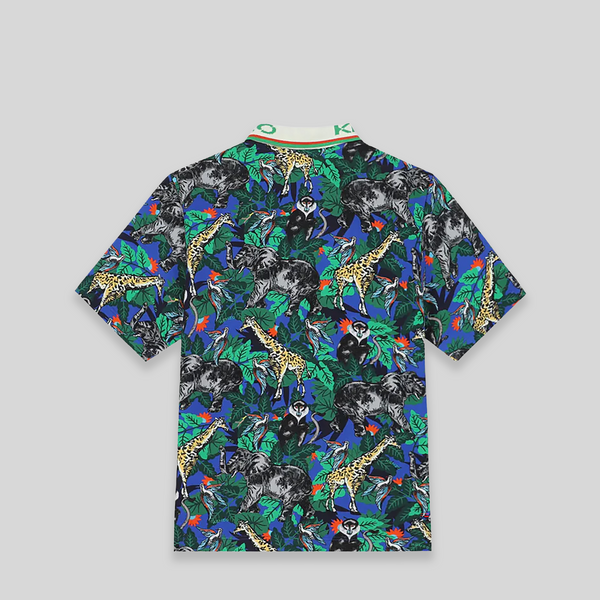 Kenzo Kids Jungle Print Polo Shirt