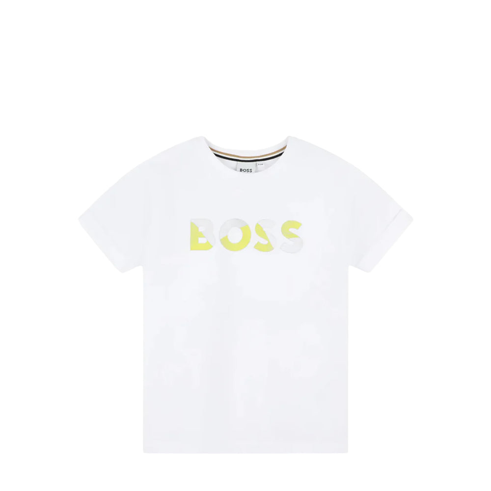 Hugo Boss Kids Lustrous Logo T-Shirt
