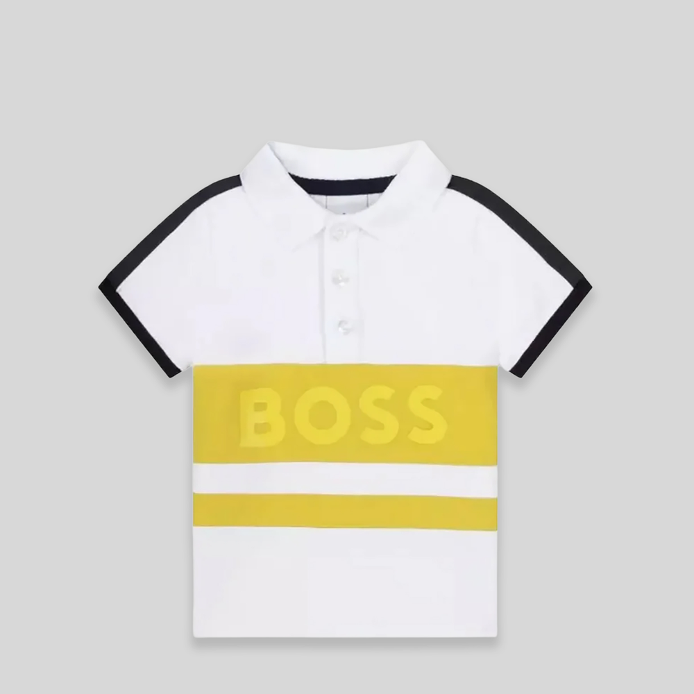 Hugo Boss Kids Colorblock Polo Shirt