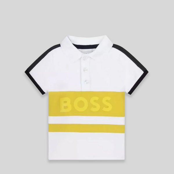 Hugo Boss Kids Colorblock Polo Shirt