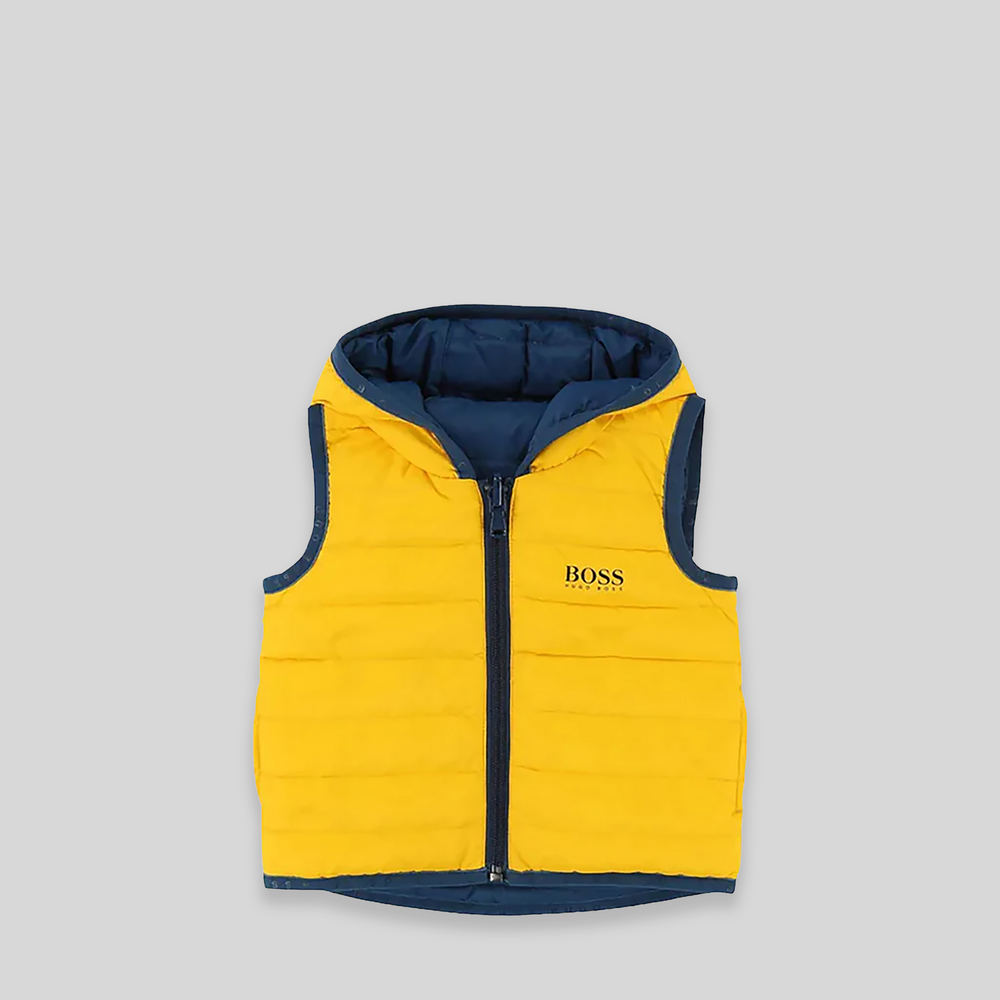 Hugo Boss Kids Toddler's Reversible Down Puffer Vest