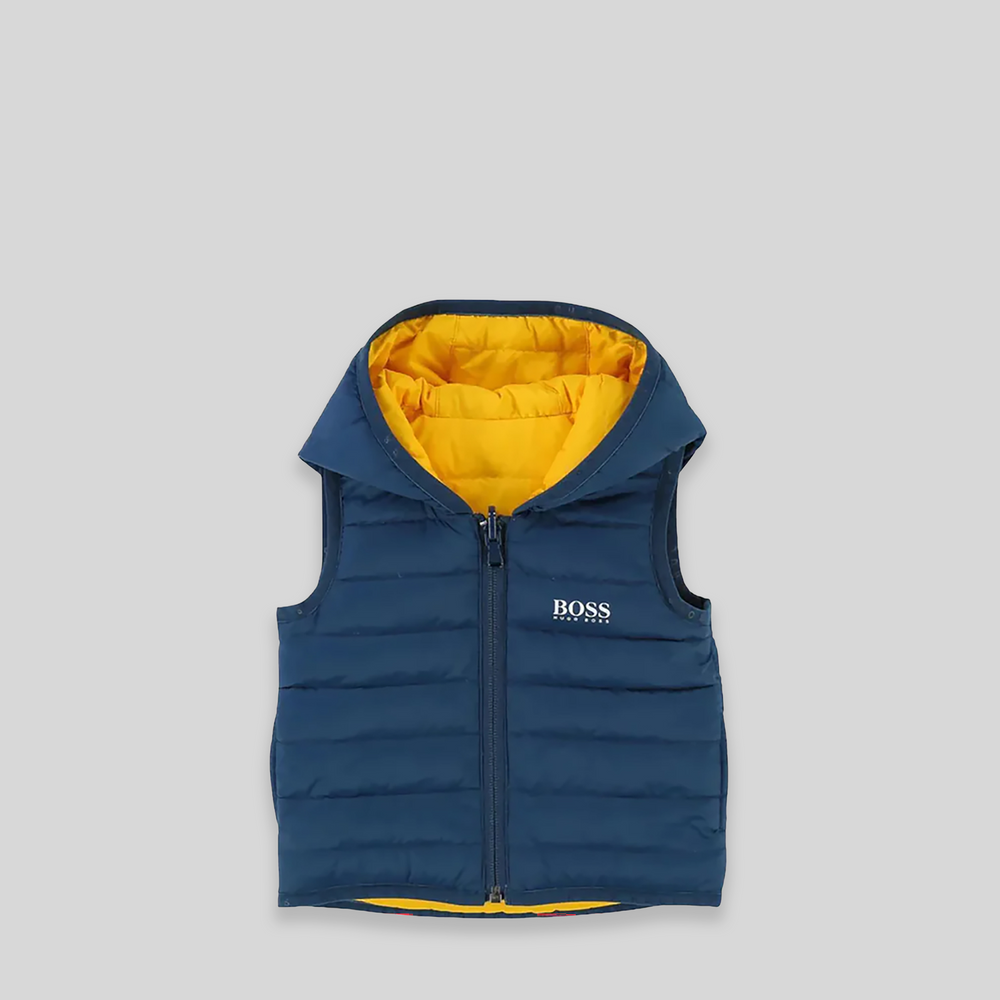 Hugo Boss Kids Toddler's Reversible Down Puffer Vest