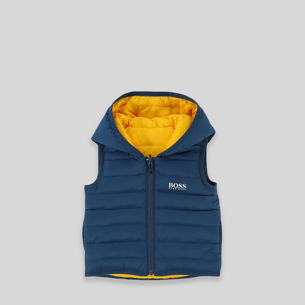 Hugo Boss Kids Toddler's Reversible Down Puffer Vest
