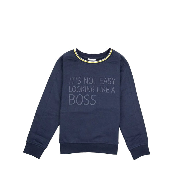 Hugo Boss Kids 'It's Not Easy Looking Like A Boss' Sweatshirt