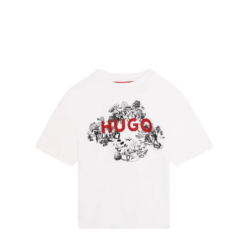 HUGO by Hugo Boss Kids Graphic Logo T-Shirt