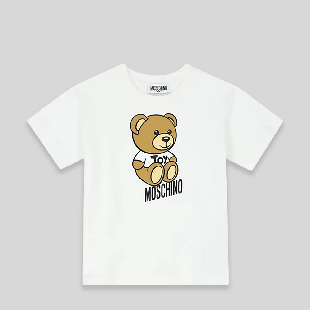 Moschino Kids Toy Bear Logo T-Shirt