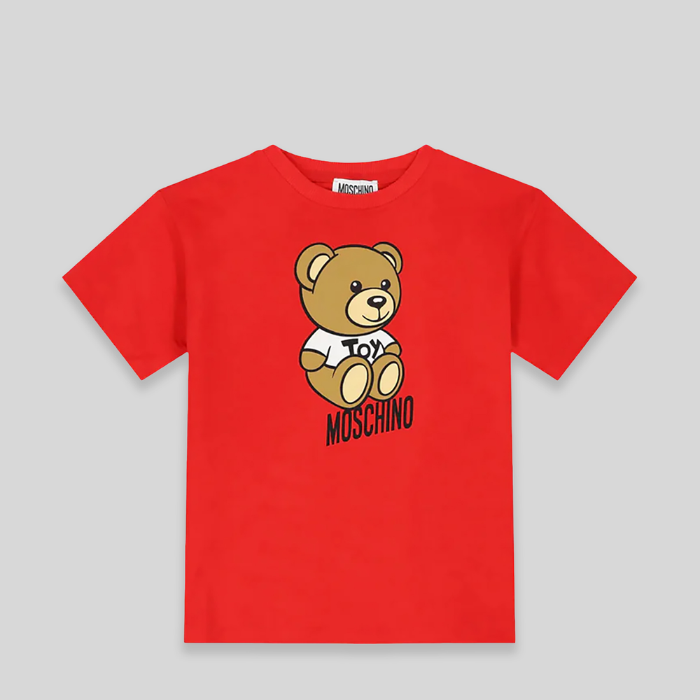 Moschino Kids Toy Bear Logo T-Shirt