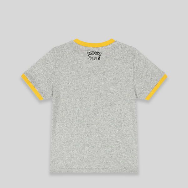 Kenzo Kids Varsity Tiger Ringer Collar Short Sleeve T-Shirt