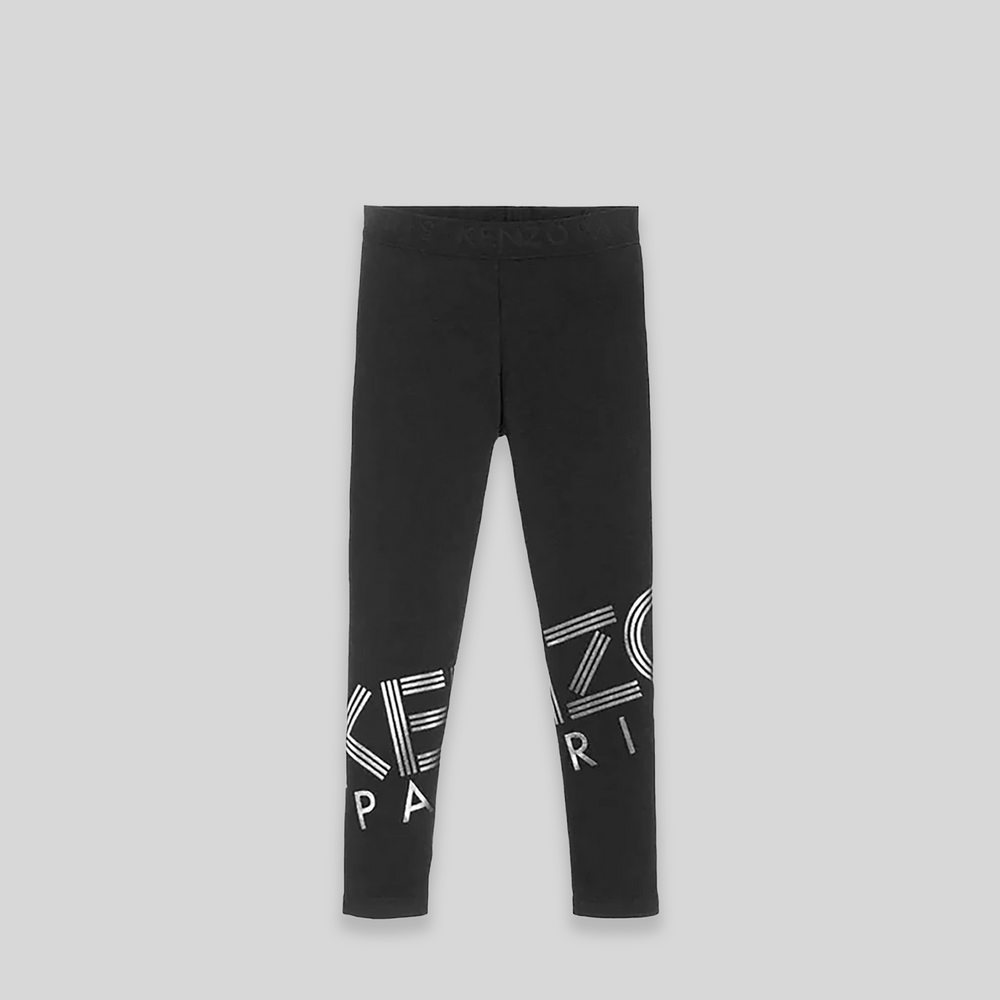 Kenzo Kids Metallic Logo Leggings