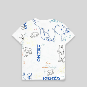 Kenzo Kids Multi Bear Logo T-Shirt