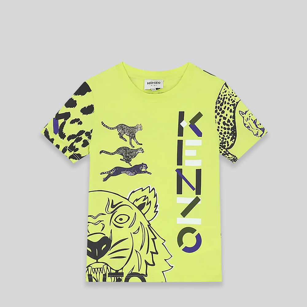 Kenzo Kids Tiger Print T-Shirt