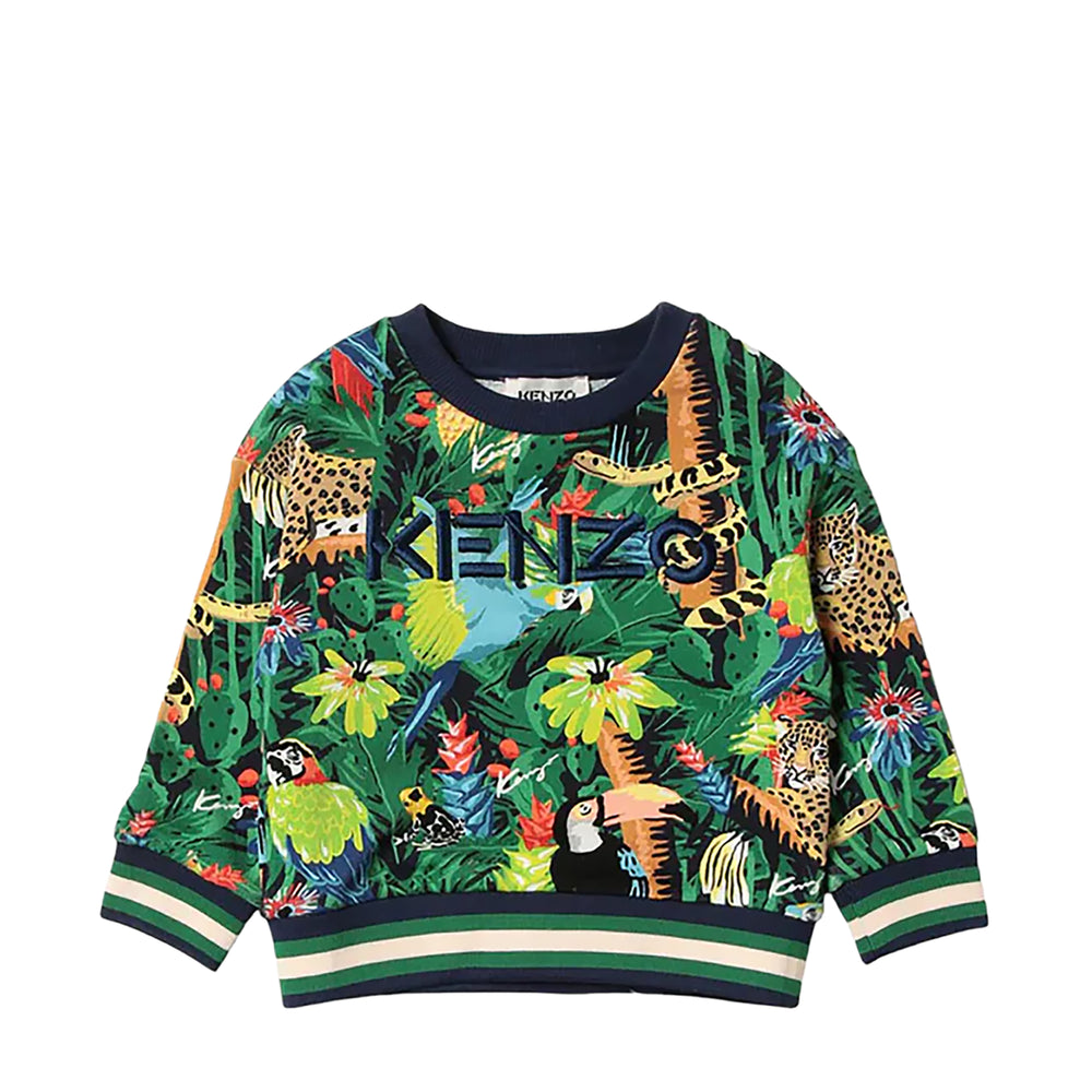 Kenzo Kids Tropical Print Sweatshirt