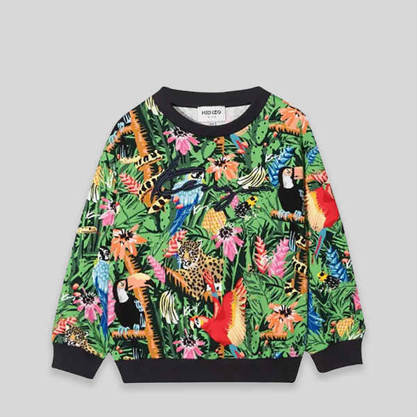Kenzo Kids Tropical Print Sweatshirt