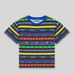 Kenzo Kids Jungle Game Multi-Logo T-Shirt
