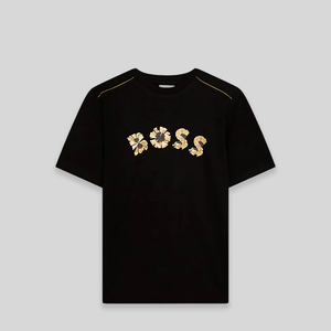 Hugo Boss Kids Gold Bar Graphic Logo T-Shirt