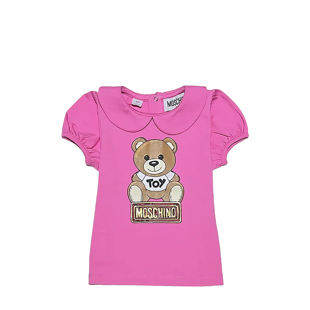 Moschino Kids Toddler's Teddy Bear Collared T-Shirt