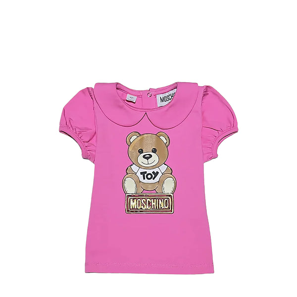 Moschino Kids Toddler's Teddy Bear Collared T-Shirt