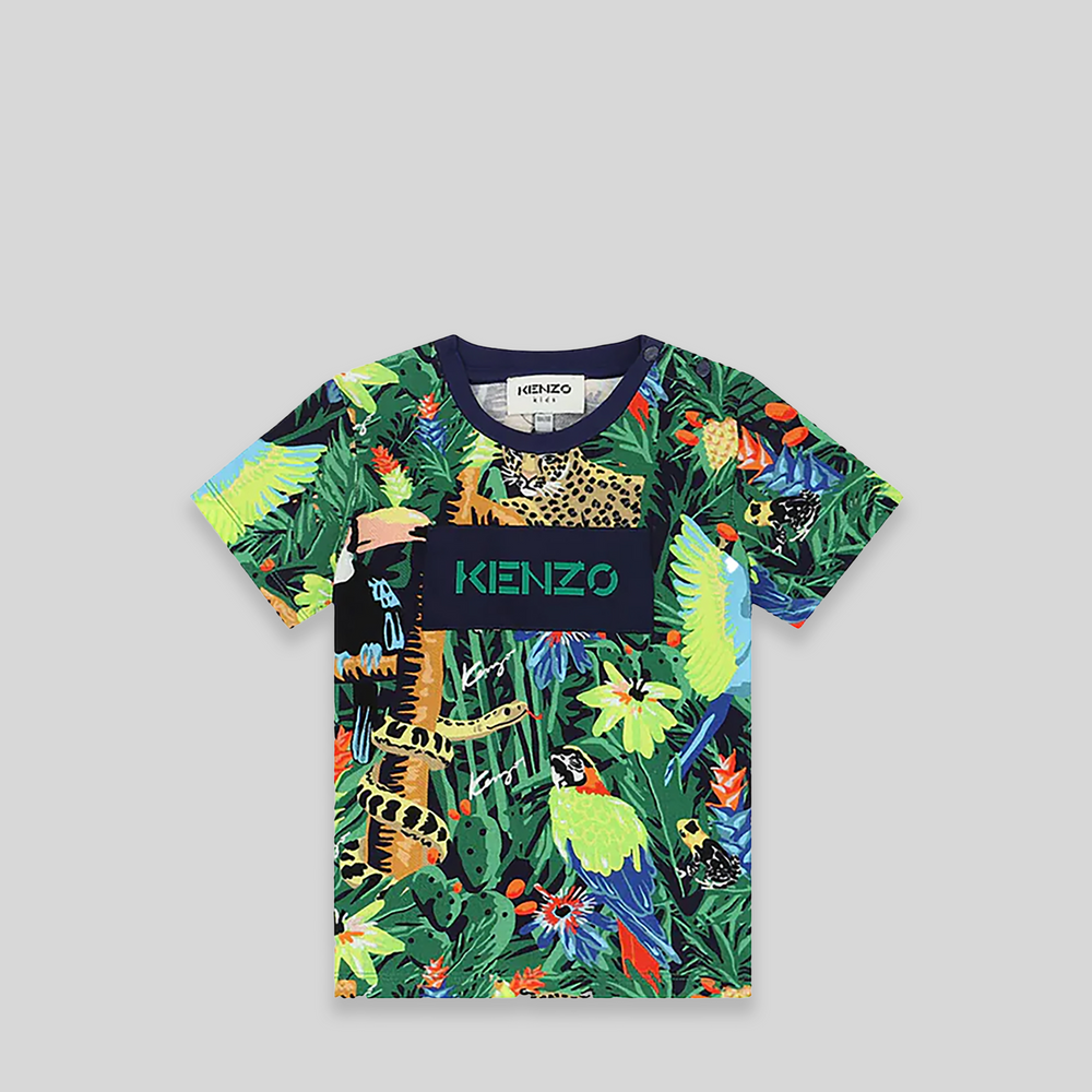 Kenzo Kids Toddler's Jungle Story Pique T-Shirt