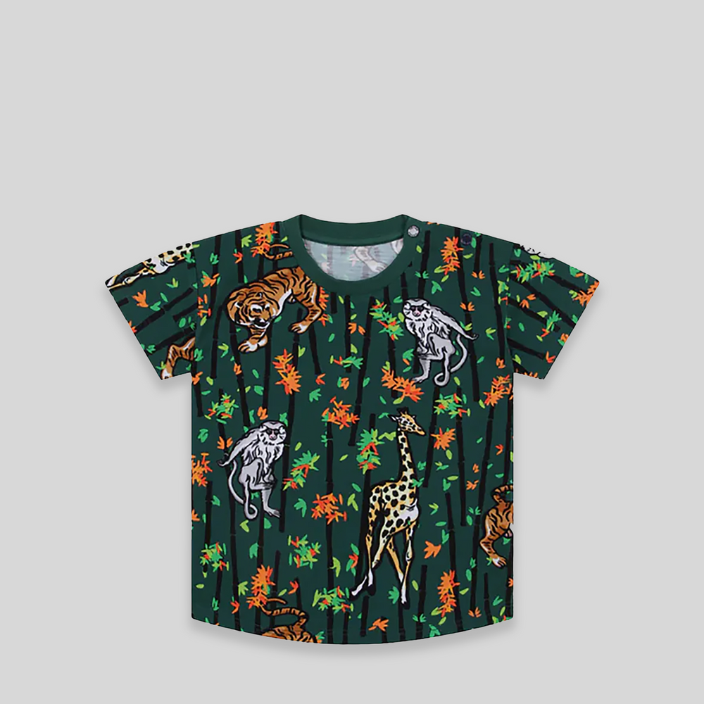Kenzo Kids Toddler's Jungle Animals All Over Print T-Shirt