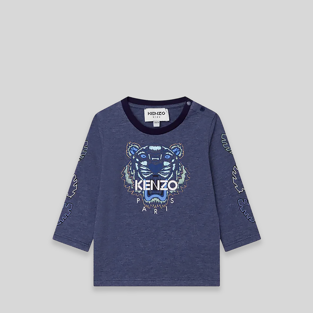 Kenzo Kids Toddler's Tiger Logo Long Sleeve T-Shirt