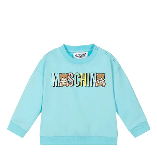 Moschino Kids Toddler's Bear Logo Sweatshirt