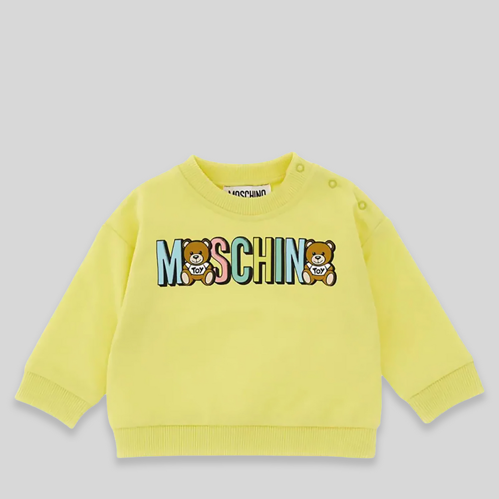 Moschino Kids Toddler's Bear Logo Sweatshirt