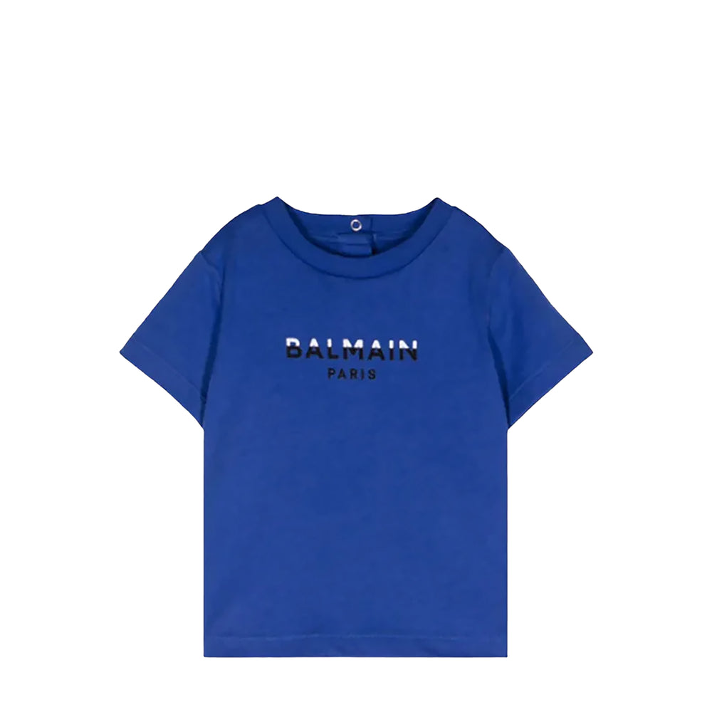 Balmain Kids Toddler's Dual Color Logo T-Shirt