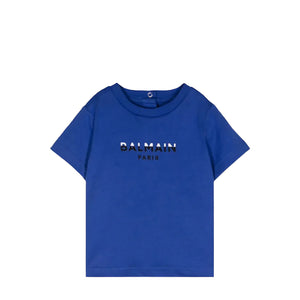 Balmain Kids Toddler's Dual Color Logo T-Shirt