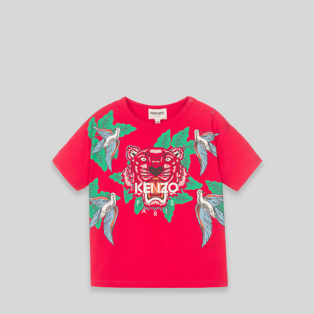 Kenzo Kids Toddler's Floral Tiger T-Shirt
