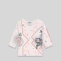 Kenzo Kids Toddler's All-Over Print Logo Long Sleeve T-Shirt