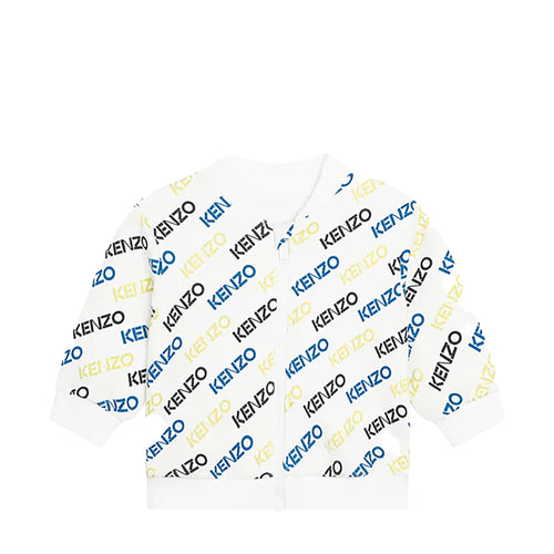 Kenzo Kids Toddler's All Over Print Full-Zip Sweatshirt