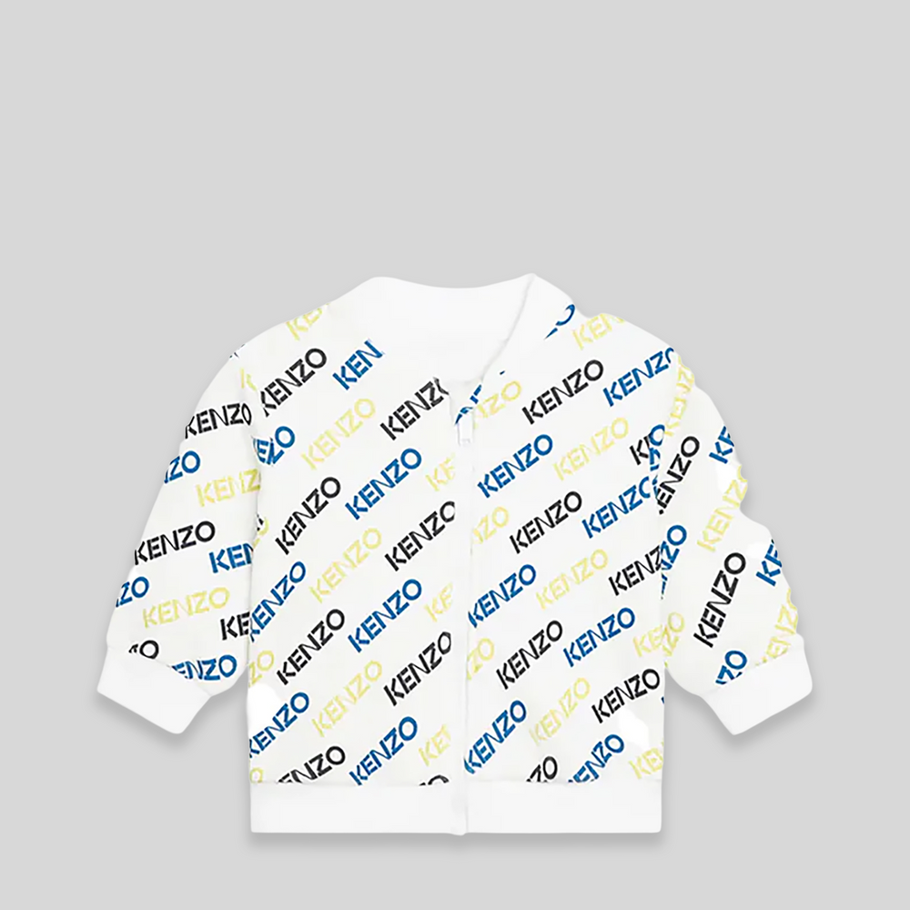 Kenzo Kids Toddler's All Over Print Full-Zip Sweatshirt