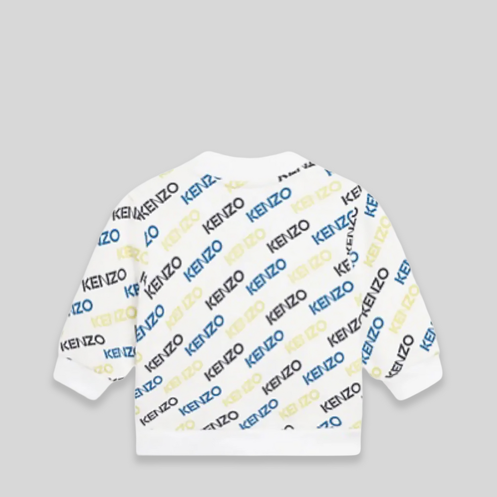 Kenzo Kids Toddler's All Over Print Full-Zip Sweatshirt