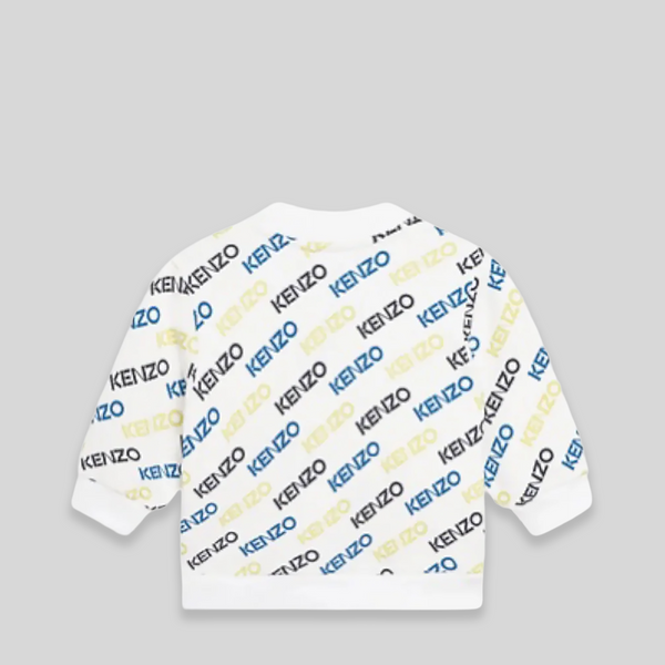 Kenzo Kids Toddler's All Over Print Full-Zip Sweatshirt