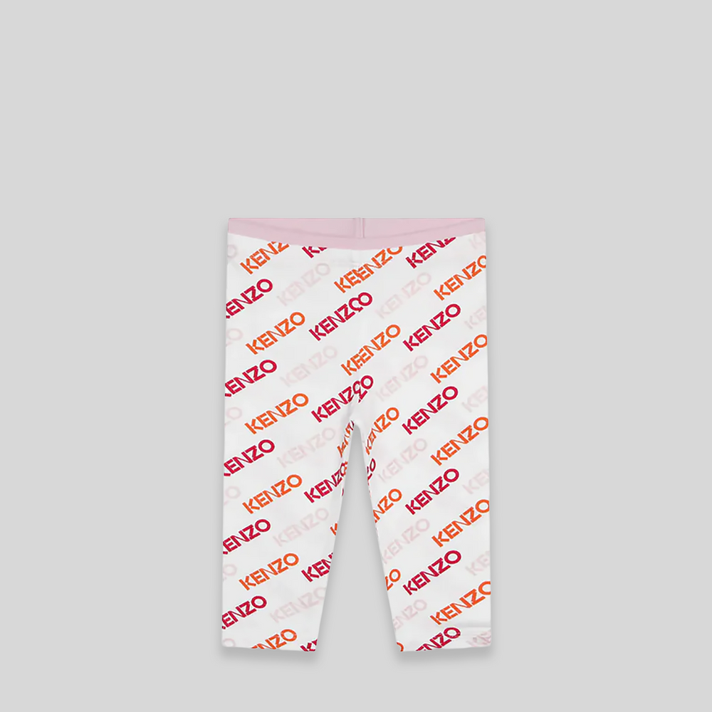 Kenzo Kids Toddler's All-Over Print Logo Leggings